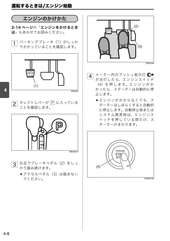 エンジンスイッチ